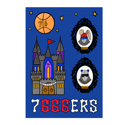 Sixers ✰ Sticker Sheet