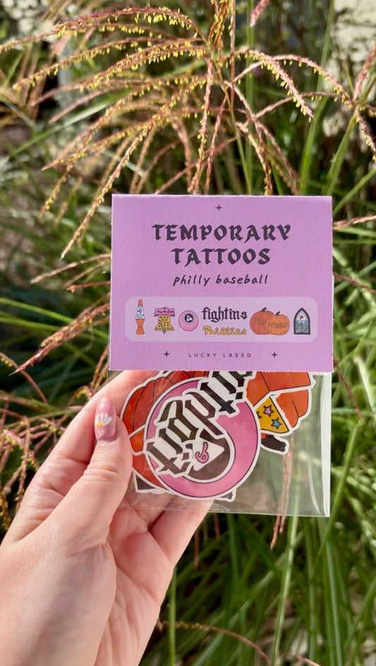 Philly Baseball ✰ Temporary Tattoos