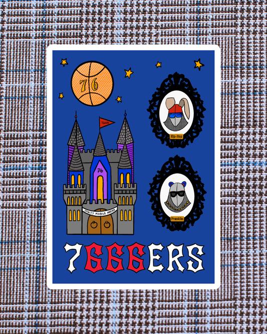 Sixers ✰ Sticker Sheet