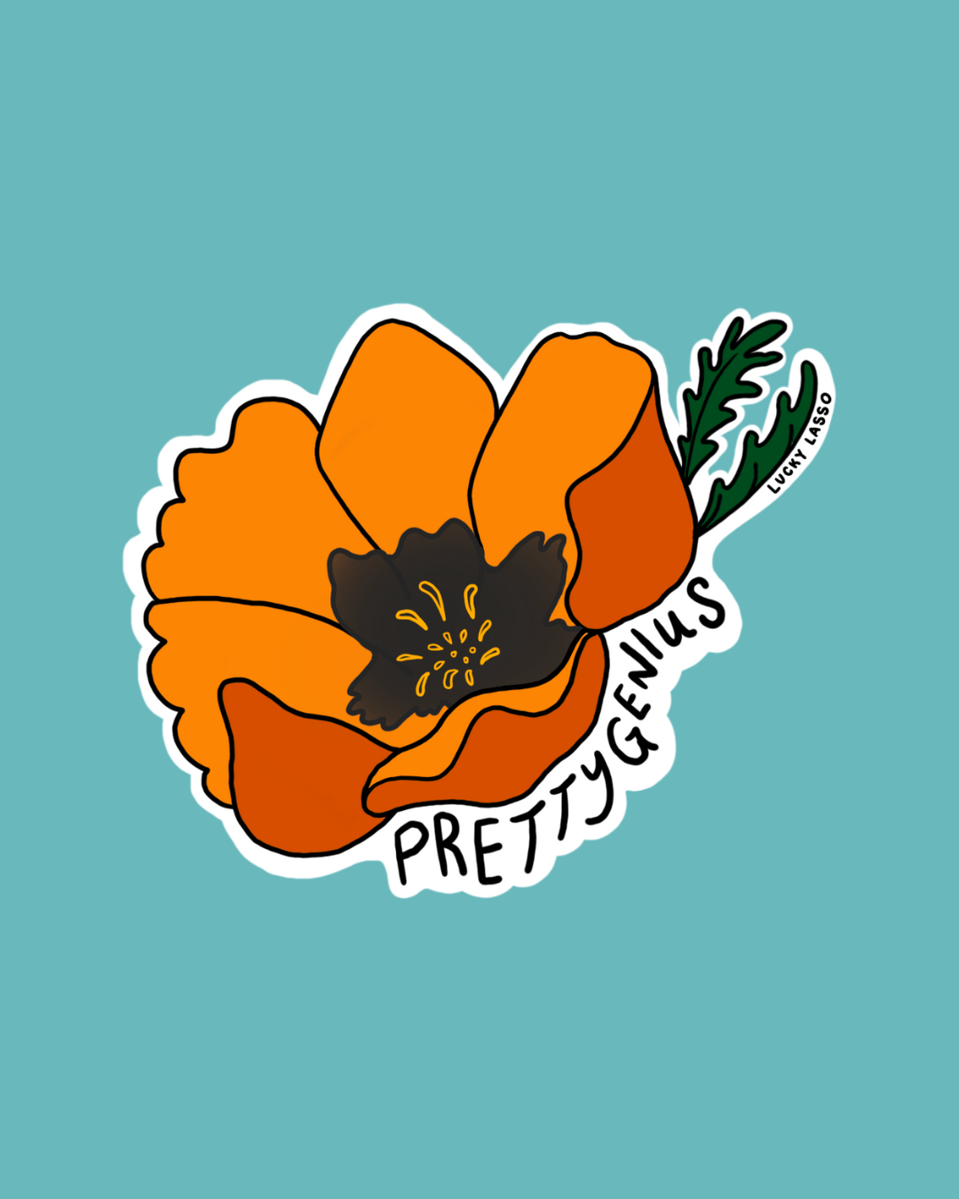 Pretty Genius ✰ Vinyl Sticker
