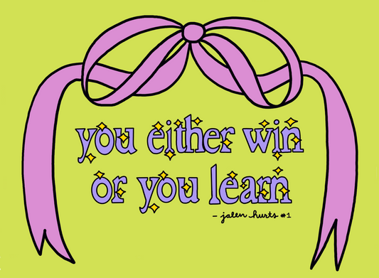 You either win or you learn ✰ Vinyl Sticker