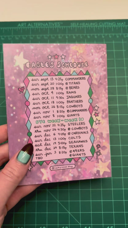 Eagles ✰ 26-27 Season Schedule Magnet