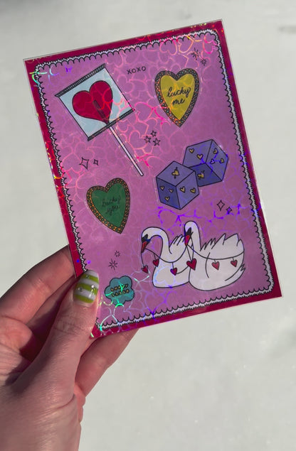 Lucky Valentine ✰ Sticker Sheet